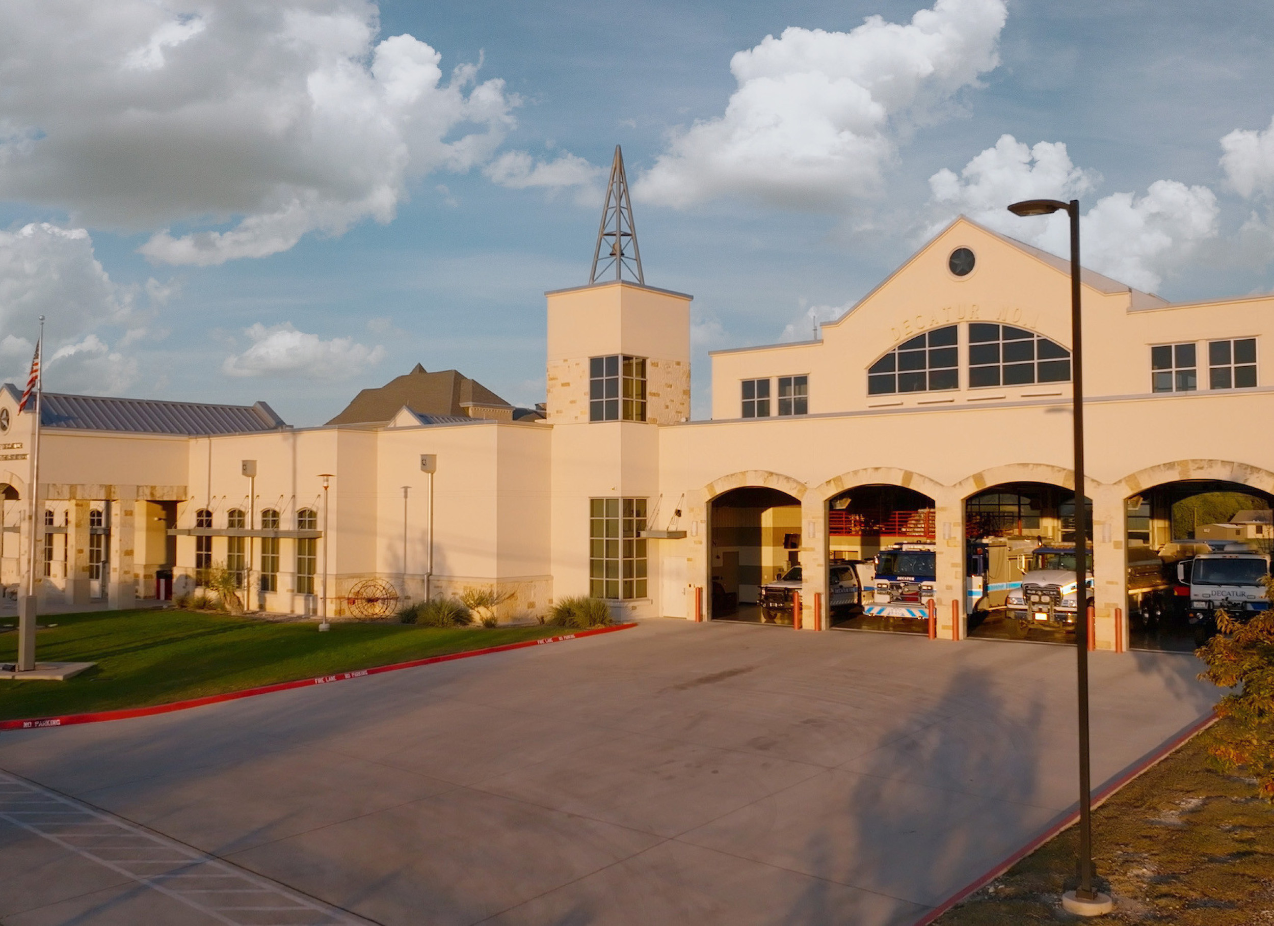 Outside view of decatur fire department