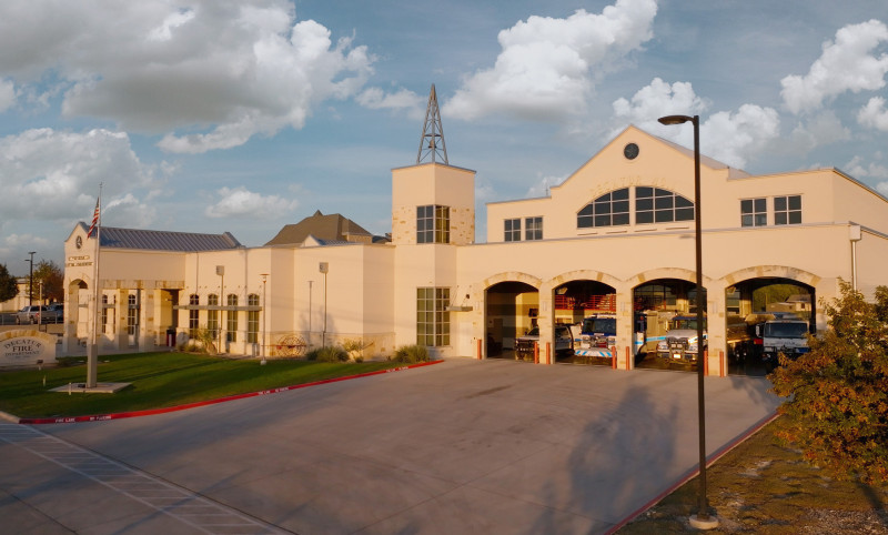 Outside view of decatur fire department